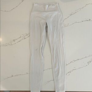 Lululemon White Align Leggings